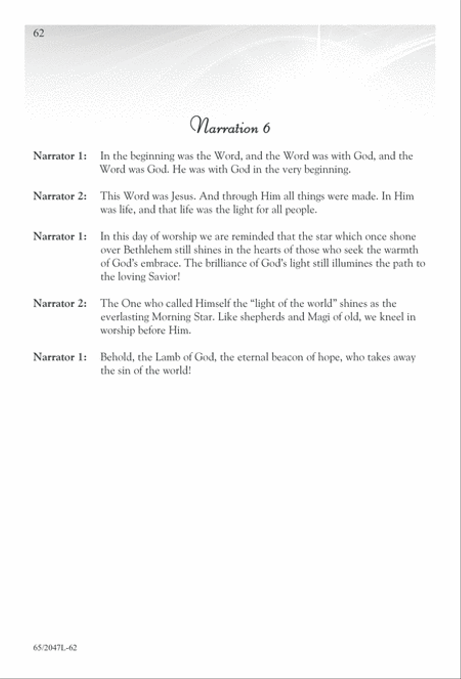 Behold the Star! (Digital Download) 3-Part scores gallery preview page 62