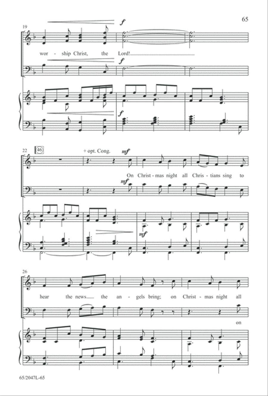 Behold the Star! (Digital Download) 3-Part scores gallery preview page 65