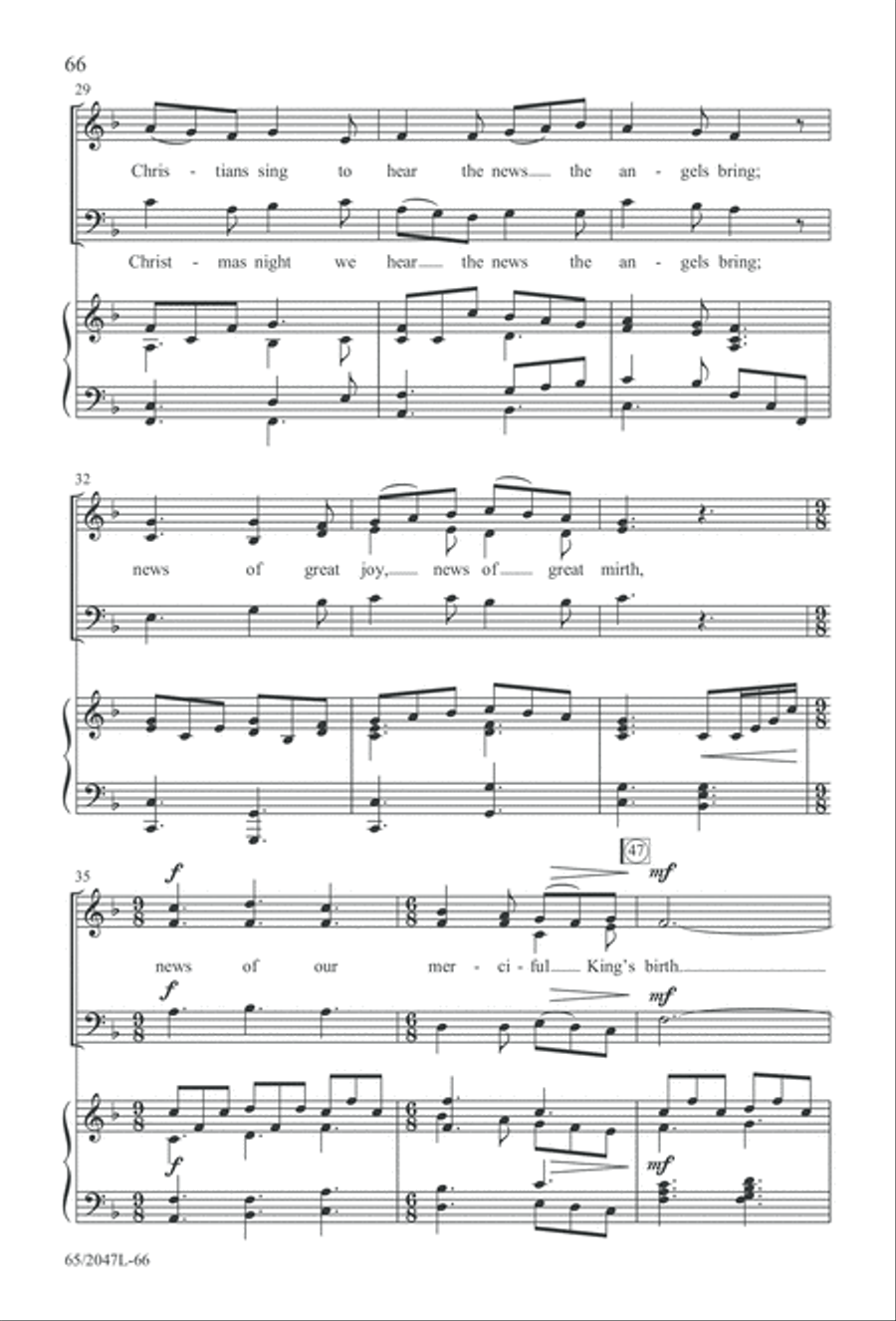 Behold the Star! (Digital Download) 3-Part scores gallery preview page 66