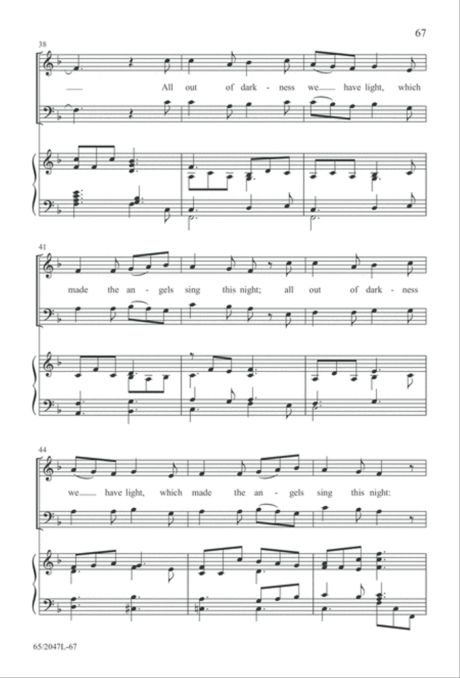 Behold the Star! (Digital Download) 3-Part scores gallery preview page 67