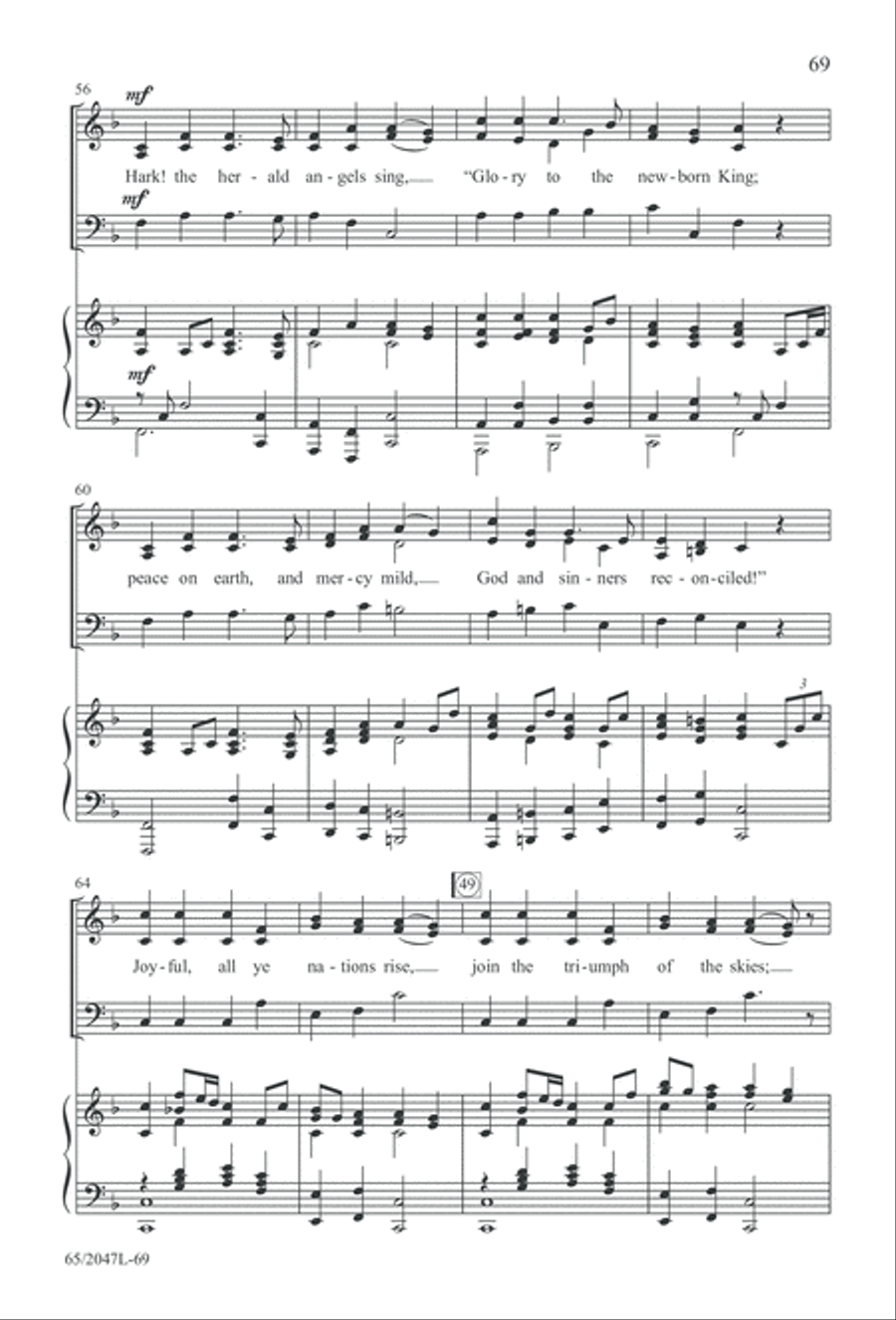 Behold the Star! (Digital Download) 3-Part scores gallery preview page 69