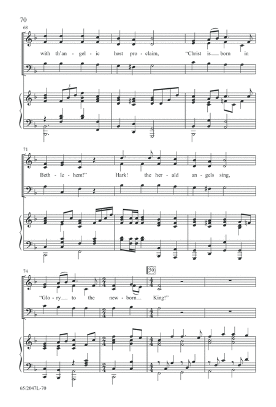 Behold the Star! (Digital Download) 3-Part scores gallery preview page 70