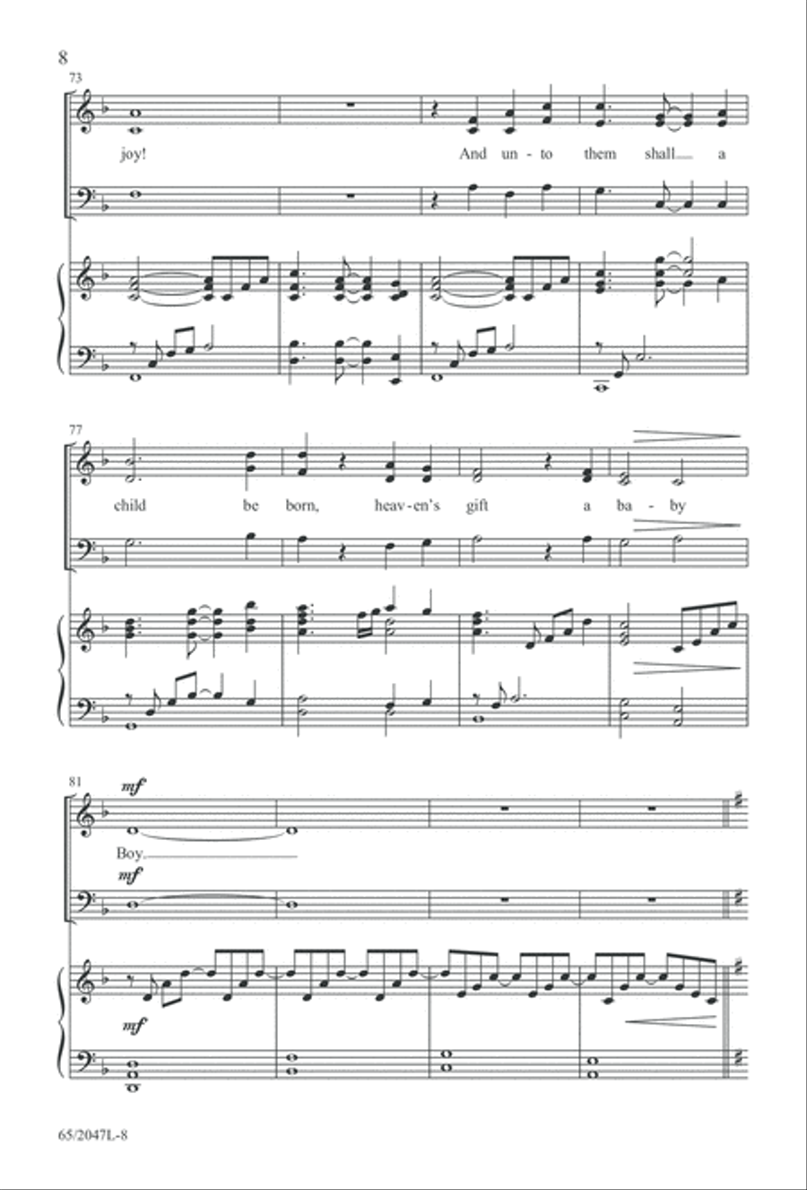 Behold the Star! (Digital Download) 3-Part scores gallery preview page 8