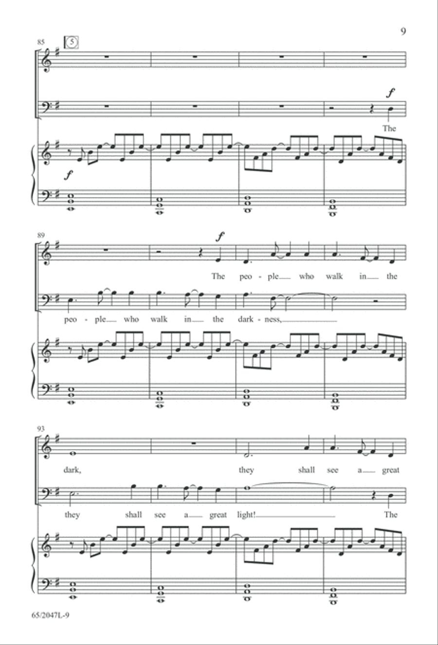Behold the Star! (Digital Download) 3-Part scores gallery preview page 9