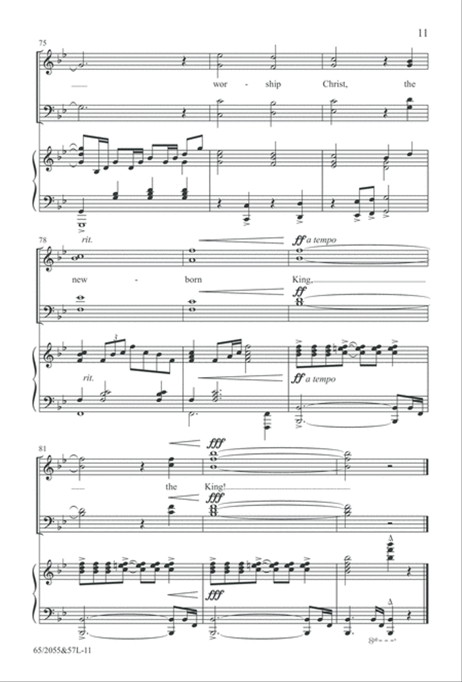 Bethlehem's Child (Digital Download) 4-Part scores gallery preview page 11