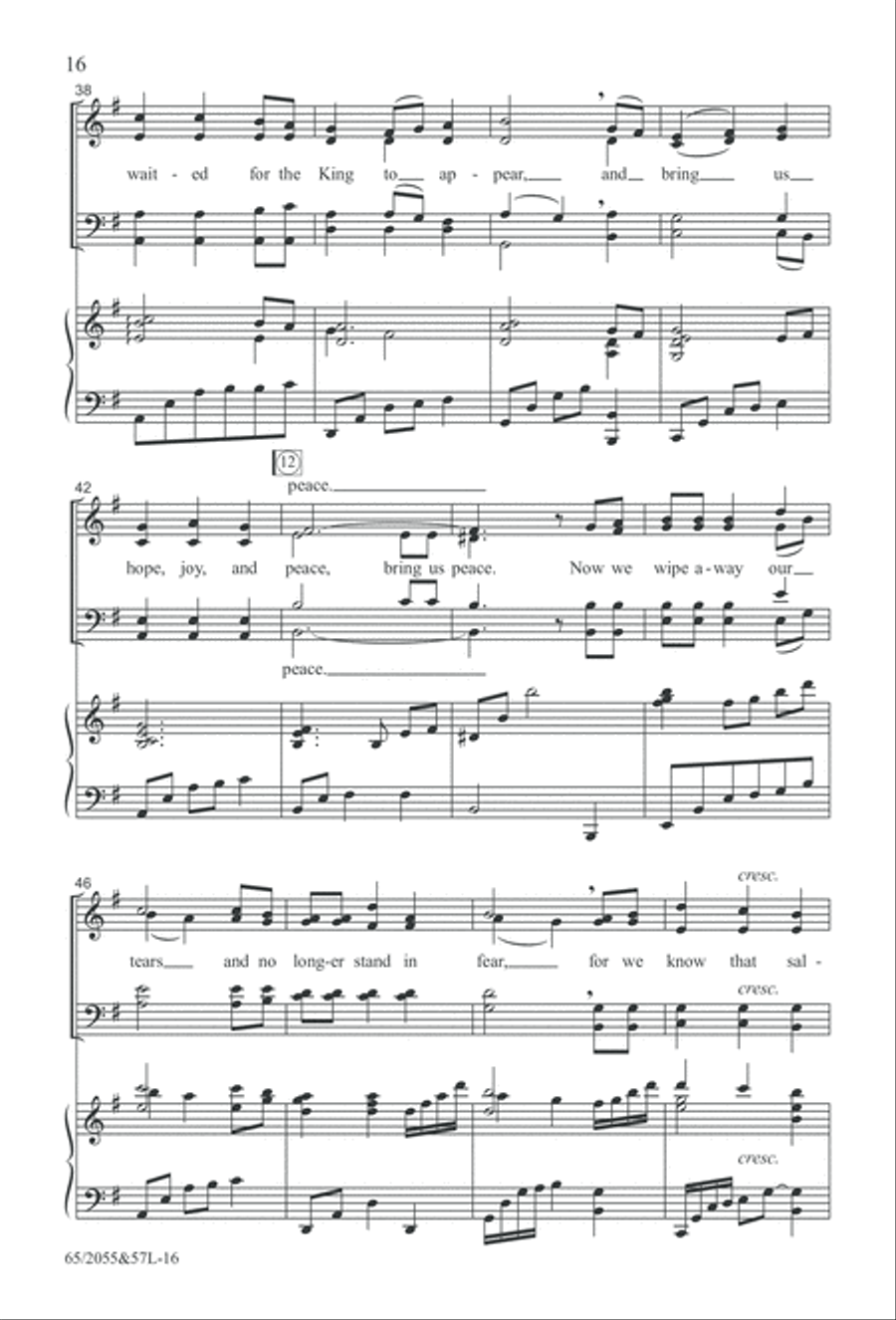 Bethlehem's Child (Digital Download) 4-Part scores gallery preview page 16