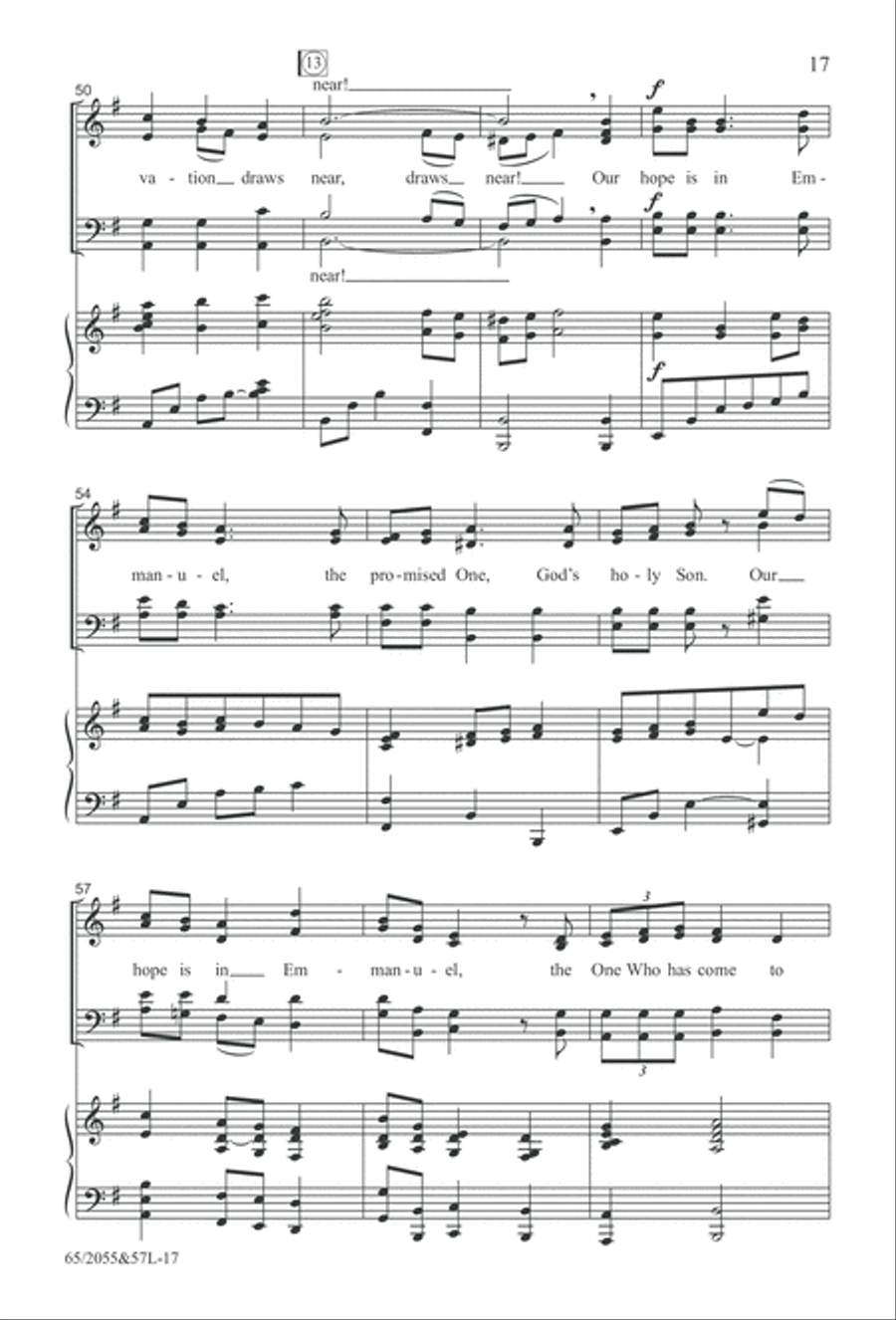 Bethlehem's Child (Digital Download) 4-Part scores gallery preview page 17