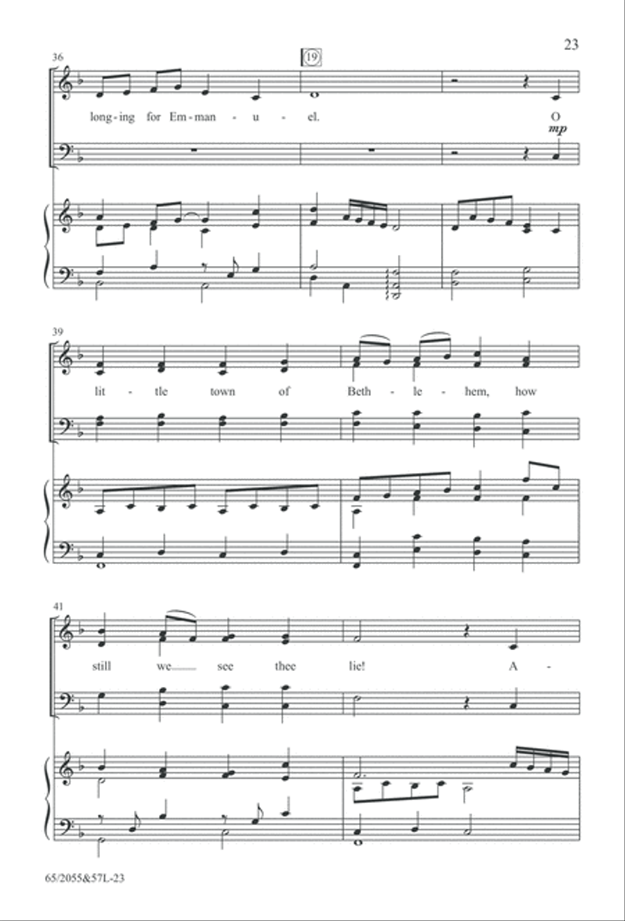 Bethlehem's Child (Digital Download) 4-Part scores gallery preview page 23