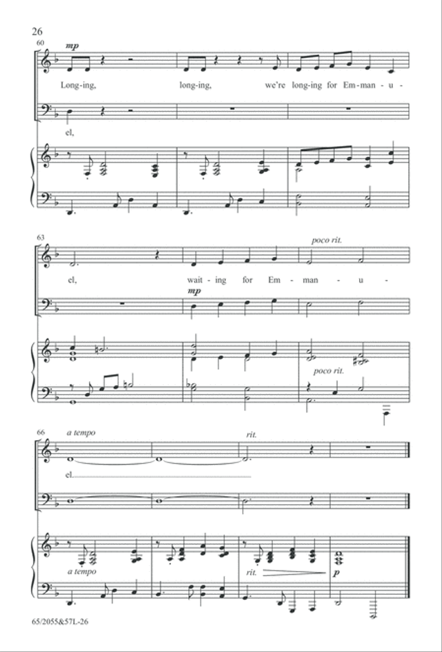 Bethlehem's Child (Digital Download) 4-Part scores gallery preview page 26