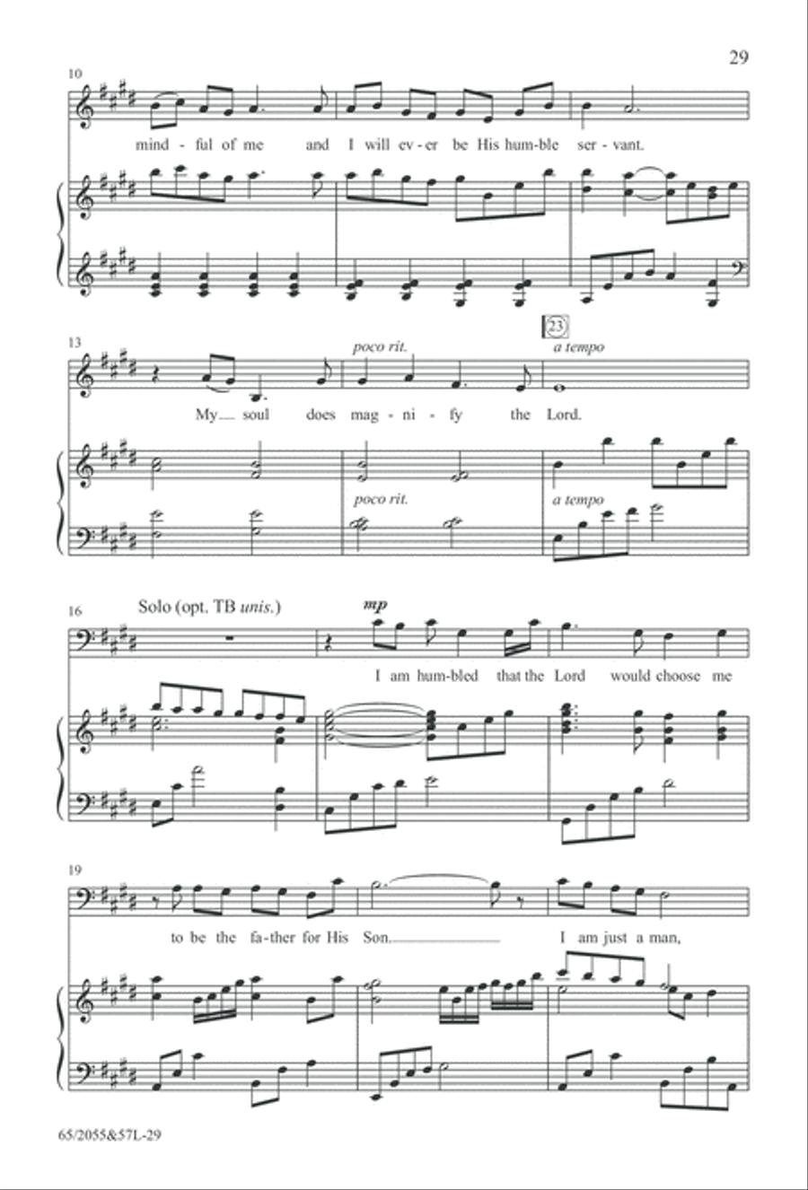 Bethlehem's Child (Digital Download) 4-Part scores gallery preview page 29