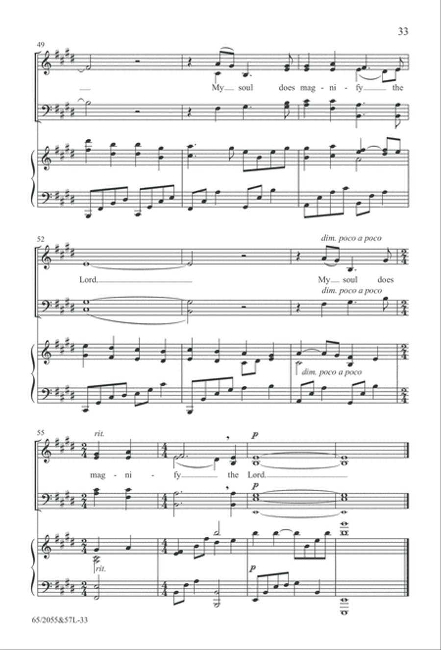 Bethlehem's Child (Digital Download) 4-Part scores gallery preview page 33