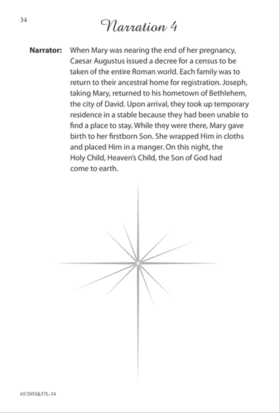Bethlehem's Child (Digital Download) 4-Part scores gallery preview page 34