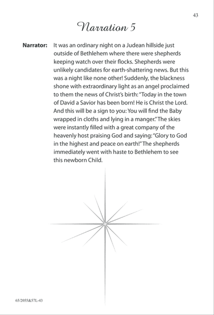 Bethlehem's Child (Digital Download) 4-Part scores gallery preview page 43