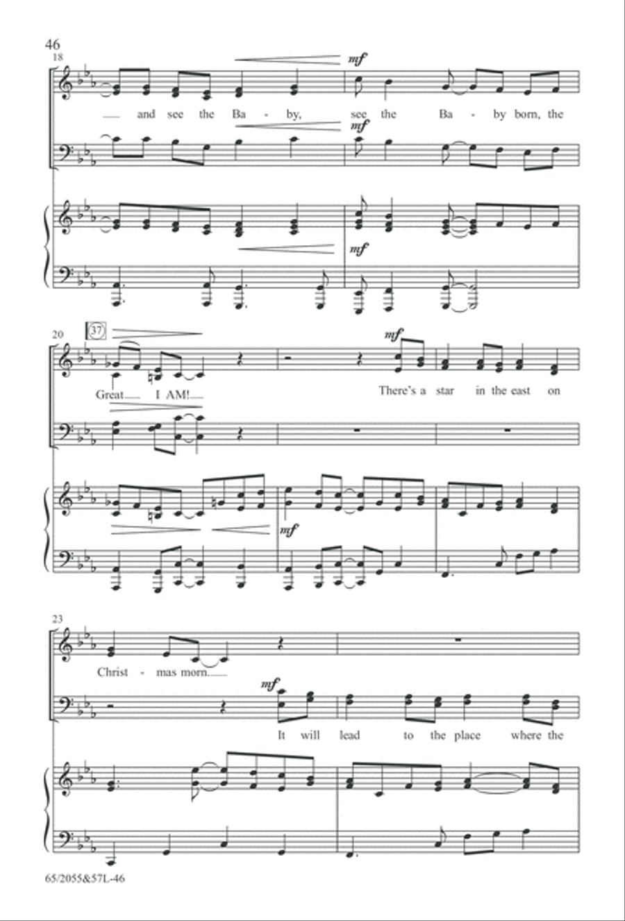 Bethlehem's Child (Digital Download) 4-Part scores gallery preview page 46