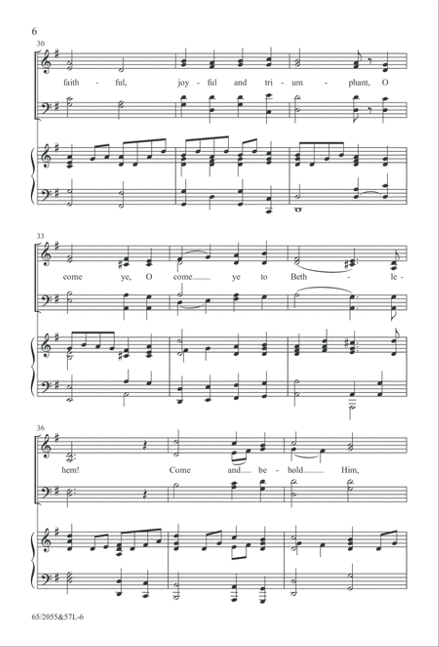 Bethlehem's Child (Digital Download) 4-Part scores gallery preview page 6