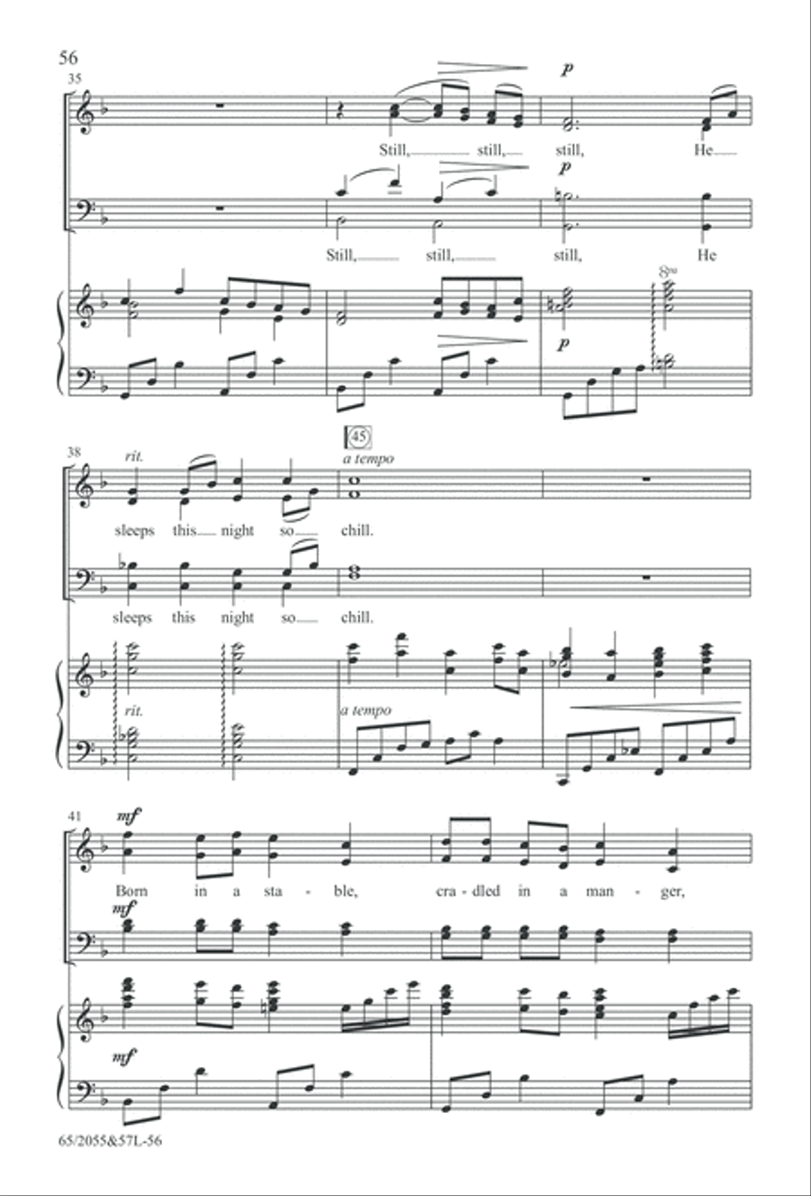 Bethlehem's Child (Digital Download) 4-Part scores gallery preview page 56