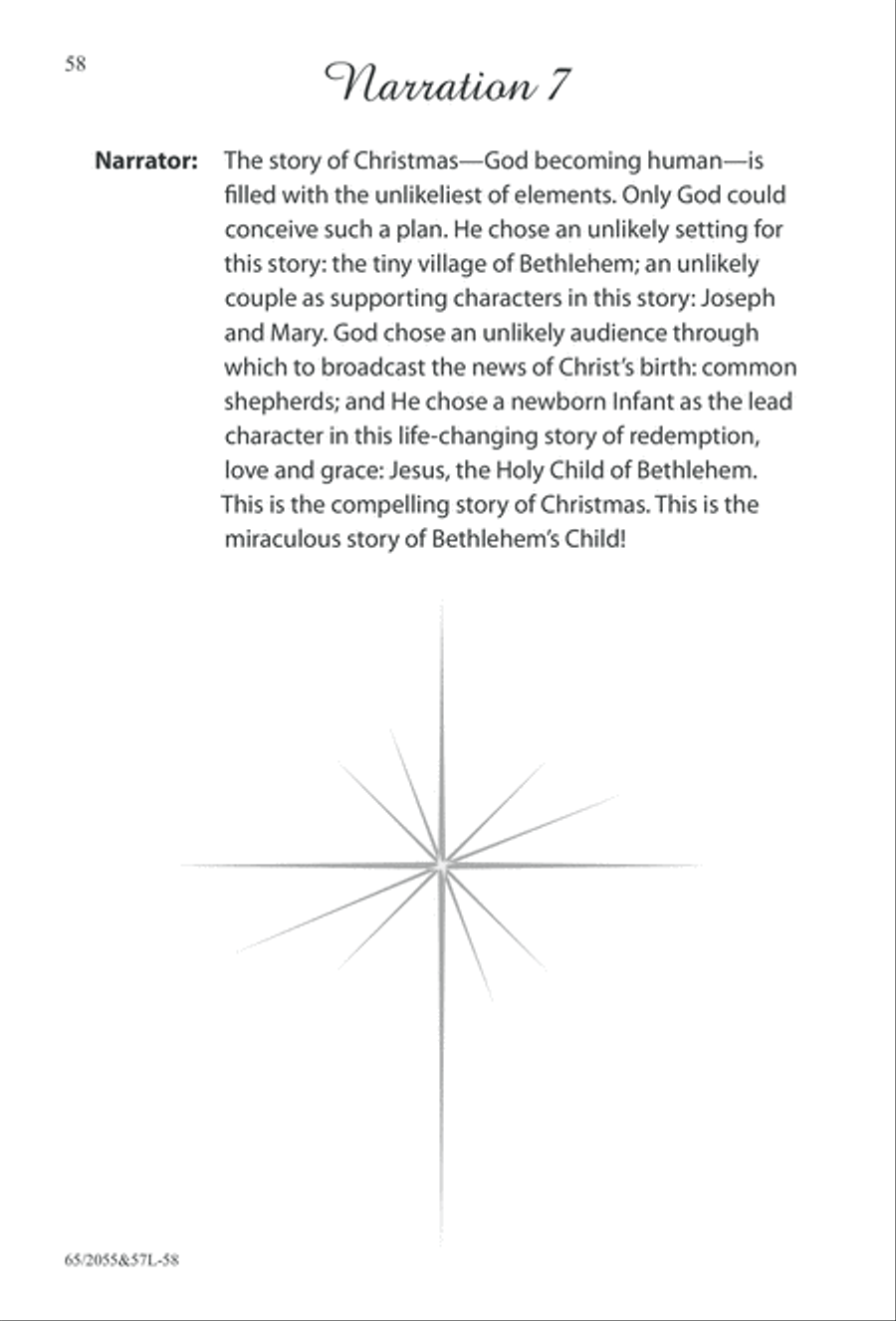 Bethlehem's Child (Digital Download) 4-Part scores gallery preview page 58