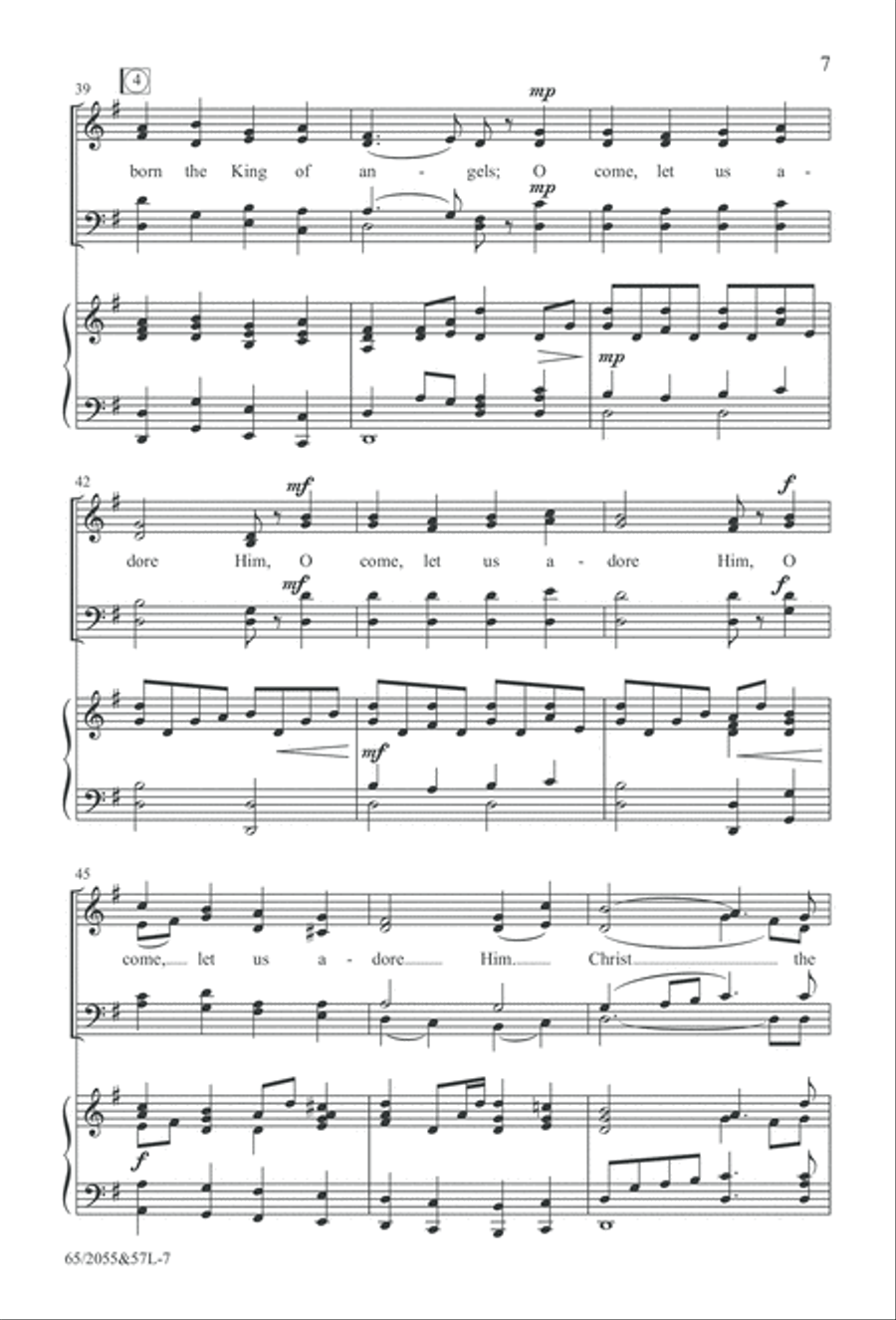 Bethlehem's Child (Digital Download) 4-Part scores gallery preview page 7