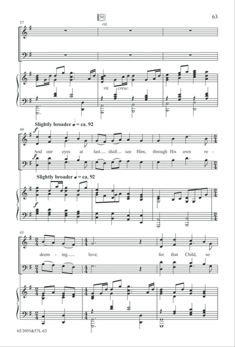 Bethlehem's Child (Digital Download) 4-Part scores gallery preview page 63