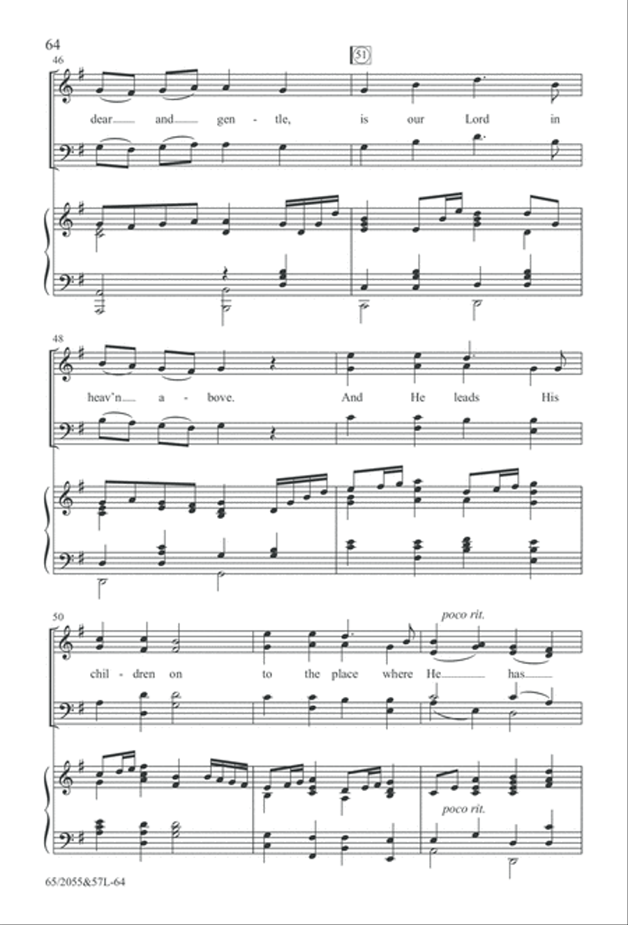 Bethlehem's Child (Digital Download) 4-Part scores gallery preview page 64
