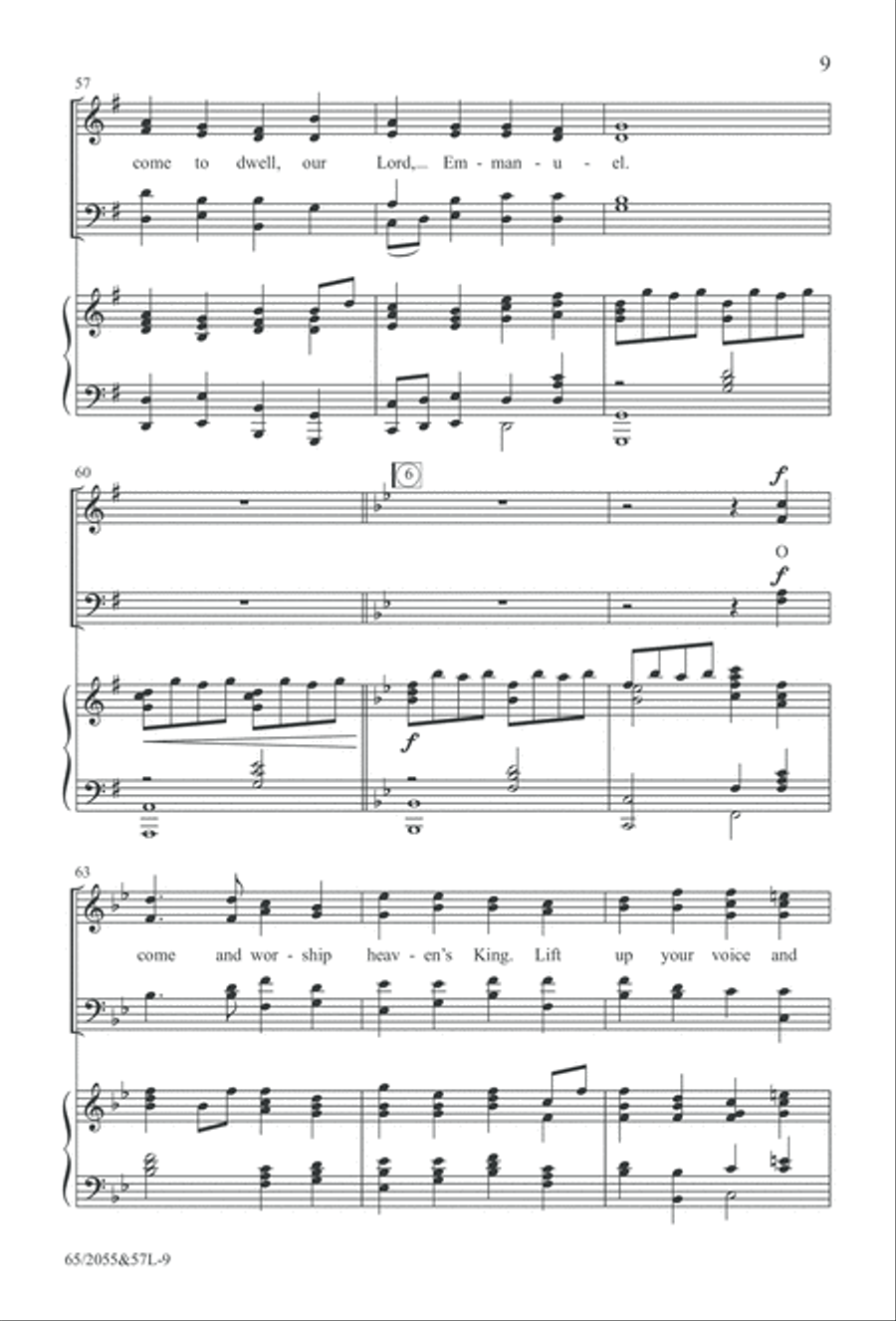 Bethlehem's Child (Digital Download) 4-Part scores gallery preview page 9