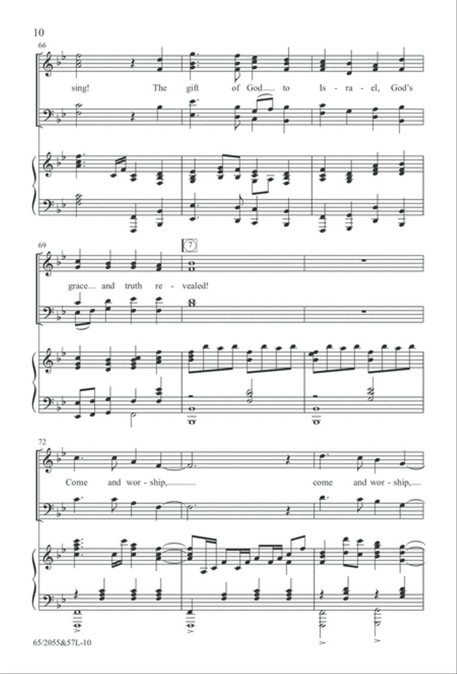 Bethlehem's Child (Digital Download) 4-Part scores gallery preview page 10