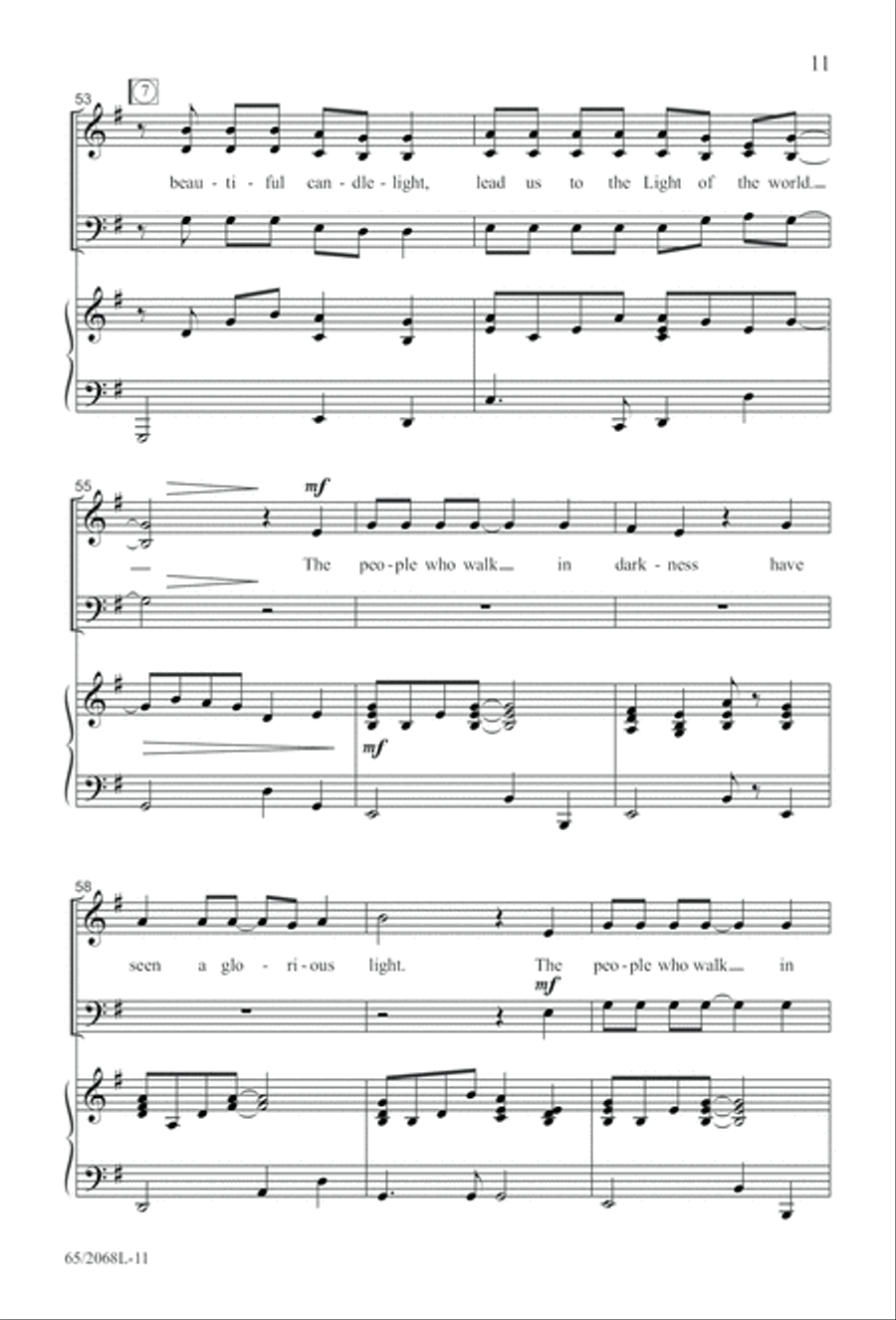 Images of Adoration (Digital Download) 3-Part scores gallery preview page 11