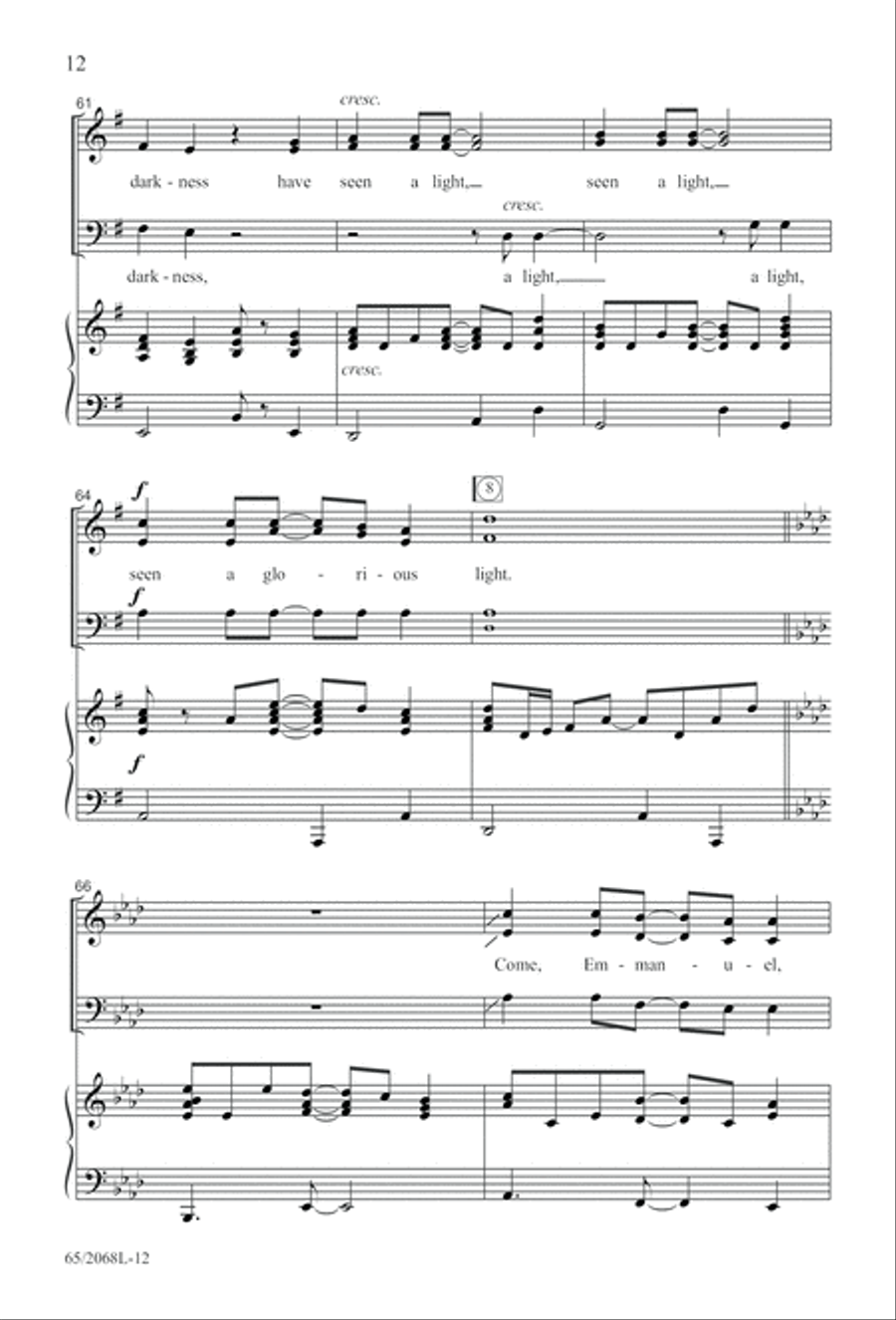 Images of Adoration (Digital Download) 3-Part scores gallery preview page 12