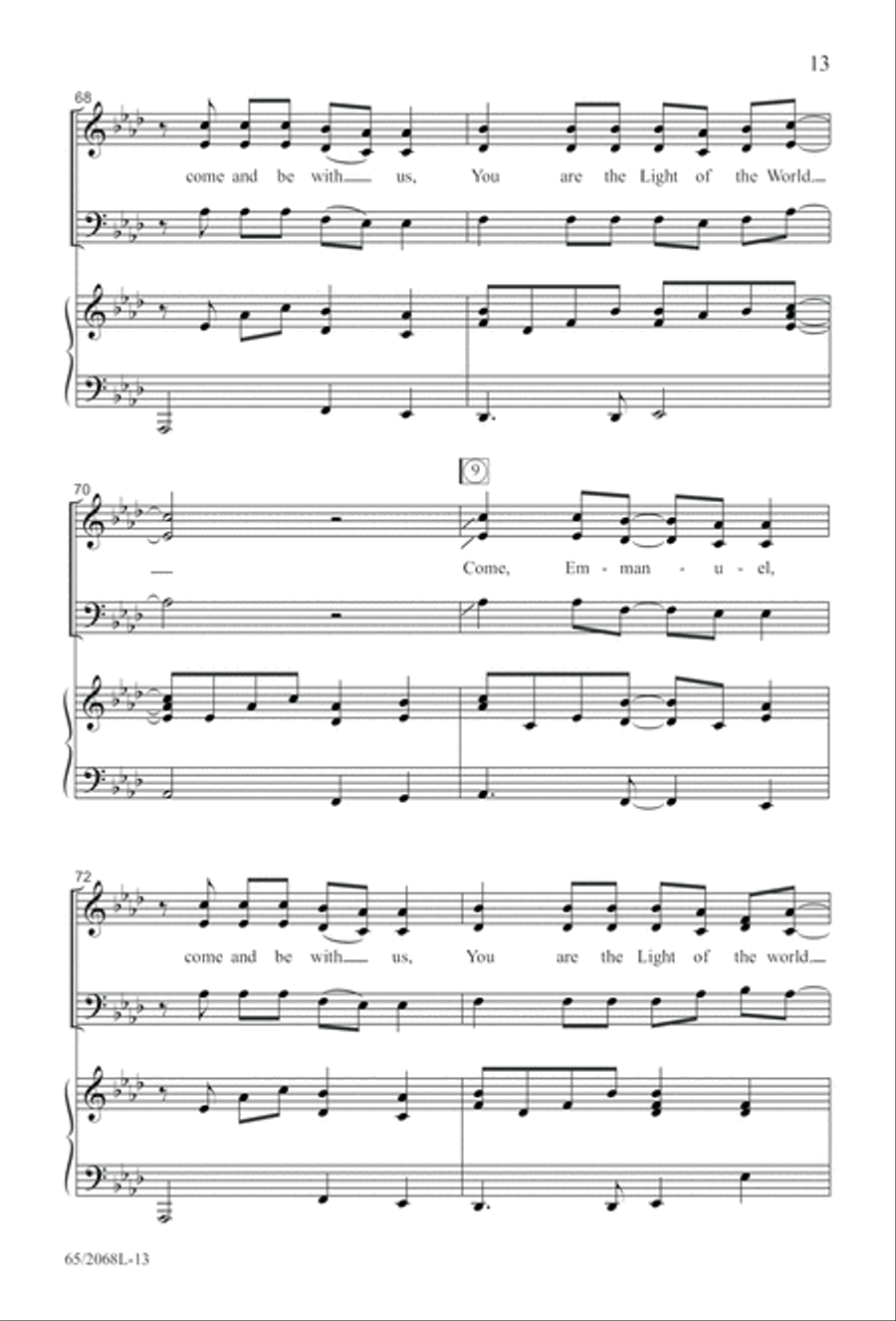 Images of Adoration (Digital Download) 3-Part scores gallery preview page 13