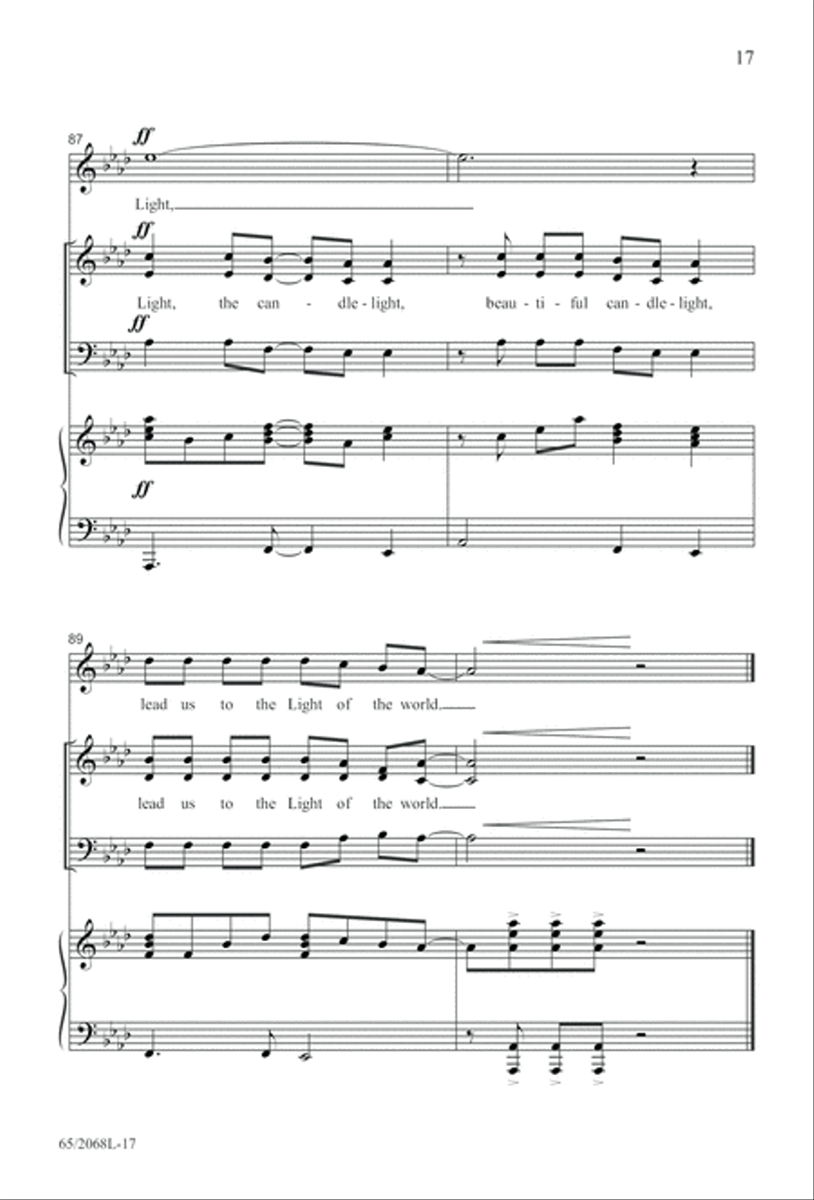 Images of Adoration (Digital Download) 3-Part scores gallery preview page 17