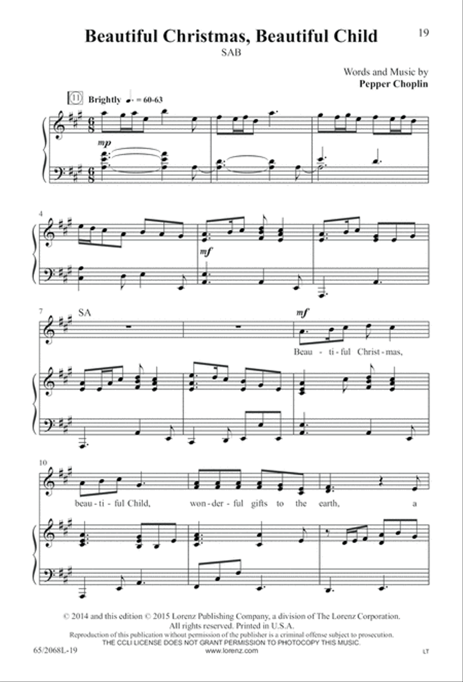 Images of Adoration (Digital Download) 3-Part scores gallery preview page 19