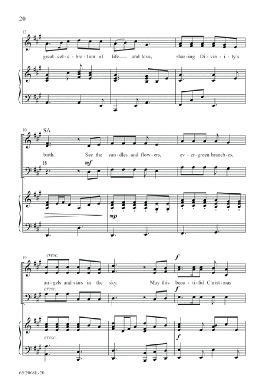 Images of Adoration (Digital Download) 3-Part scores gallery preview page 20