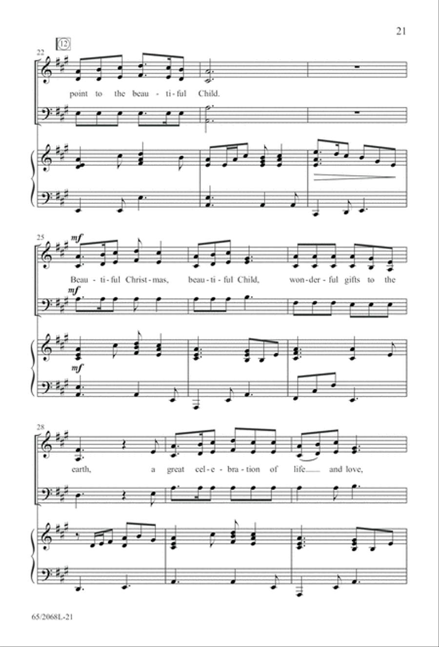 Images of Adoration (Digital Download) 3-Part scores gallery preview page 21