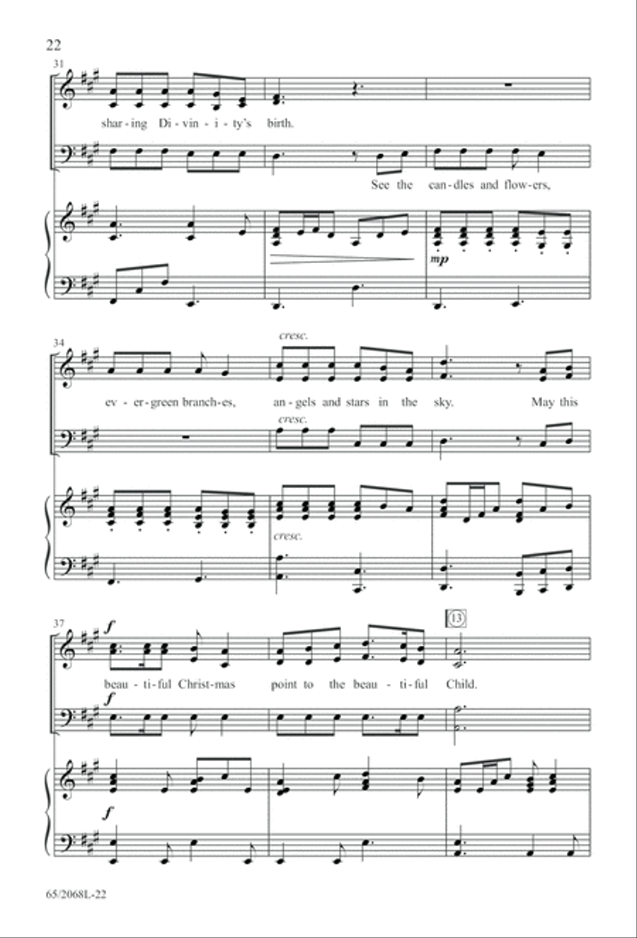 Images of Adoration (Digital Download) 3-Part scores gallery preview page 22