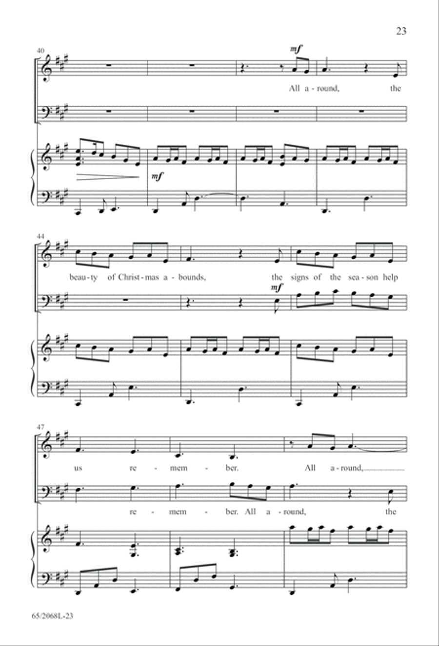Images of Adoration (Digital Download) 3-Part scores gallery preview page 23