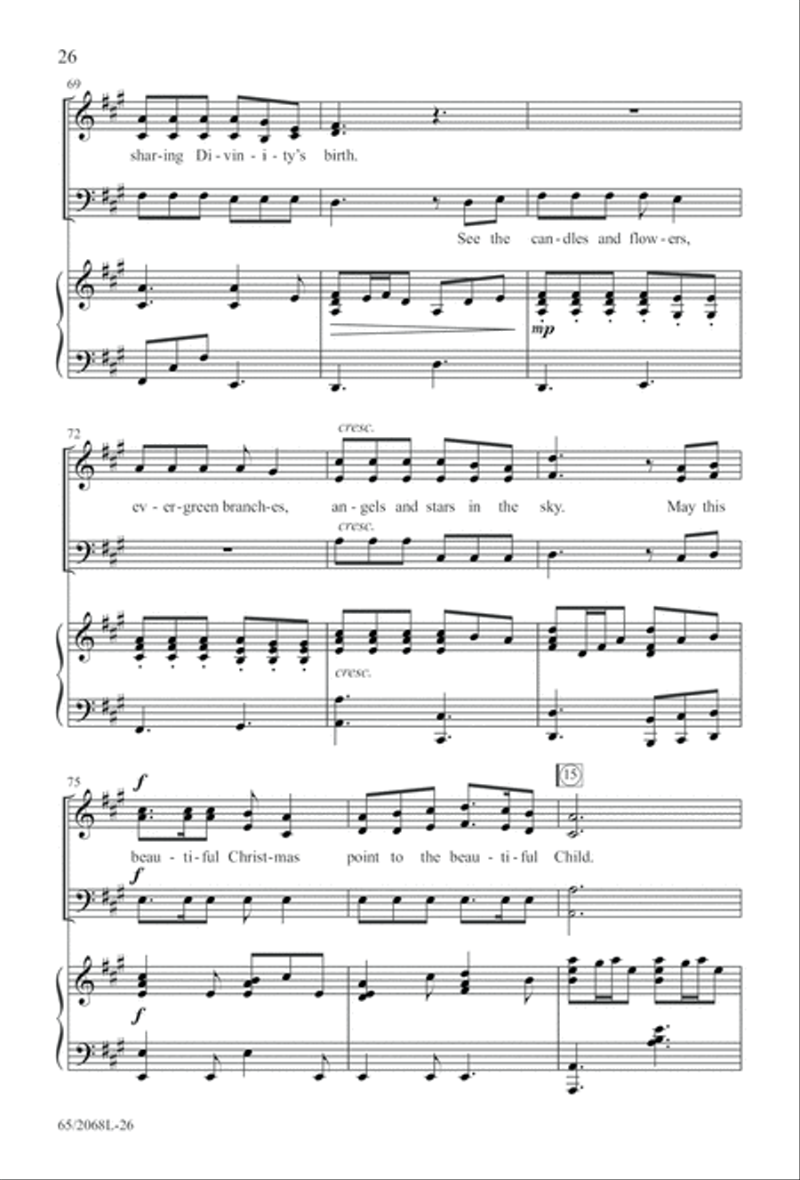 Images of Adoration (Digital Download) 3-Part scores gallery preview page 26