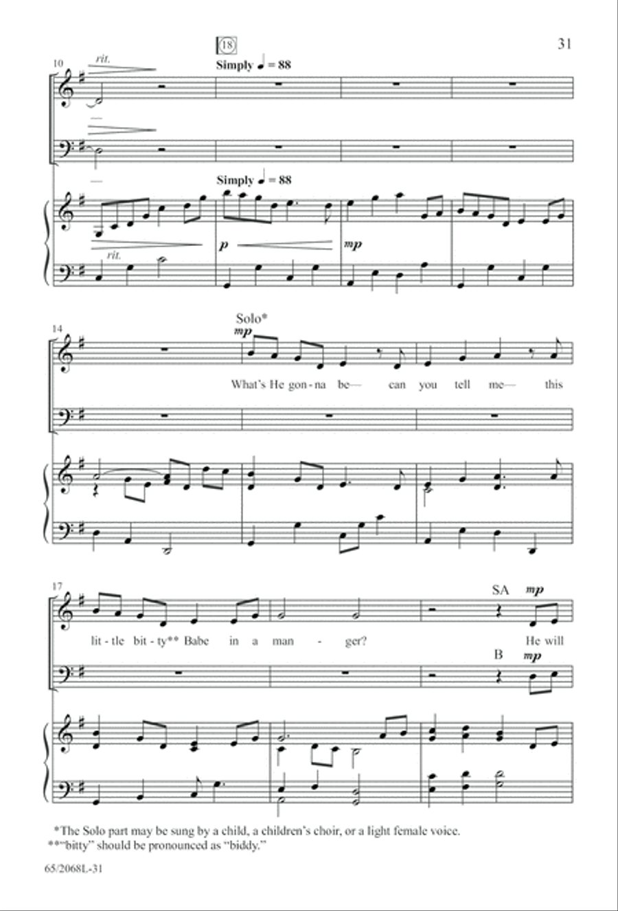 Images of Adoration (Digital Download) 3-Part scores gallery preview page 31