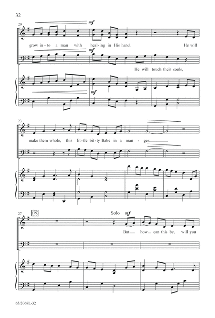 Images of Adoration (Digital Download) 3-Part scores gallery preview page 32