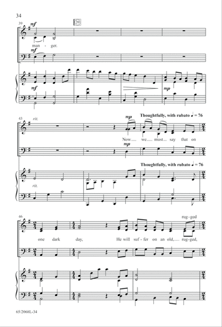 Images of Adoration (Digital Download) 3-Part scores gallery preview page 34