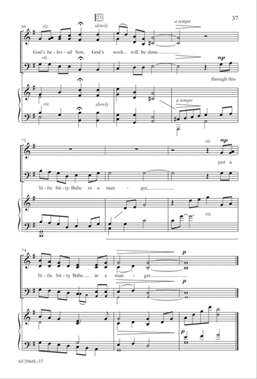 Images of Adoration (Digital Download) 3-Part scores gallery preview page 37