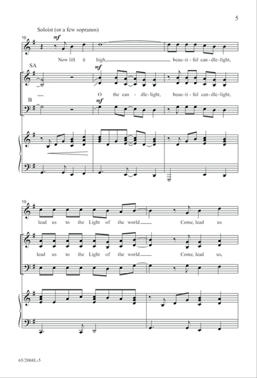 Images of Adoration (Digital Download) 3-Part scores gallery preview page 5