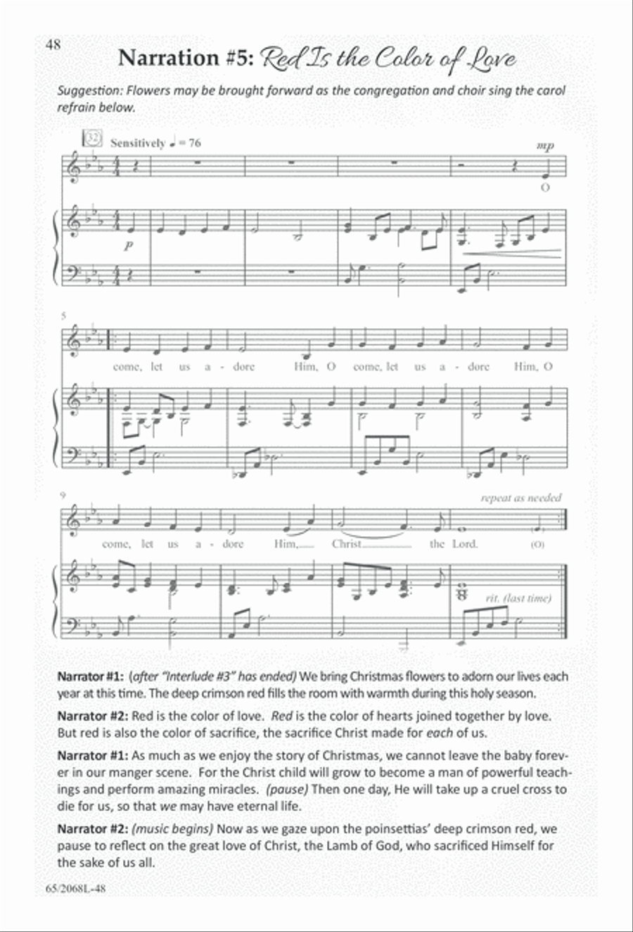 Images of Adoration (Digital Download) 3-Part scores gallery preview page 48