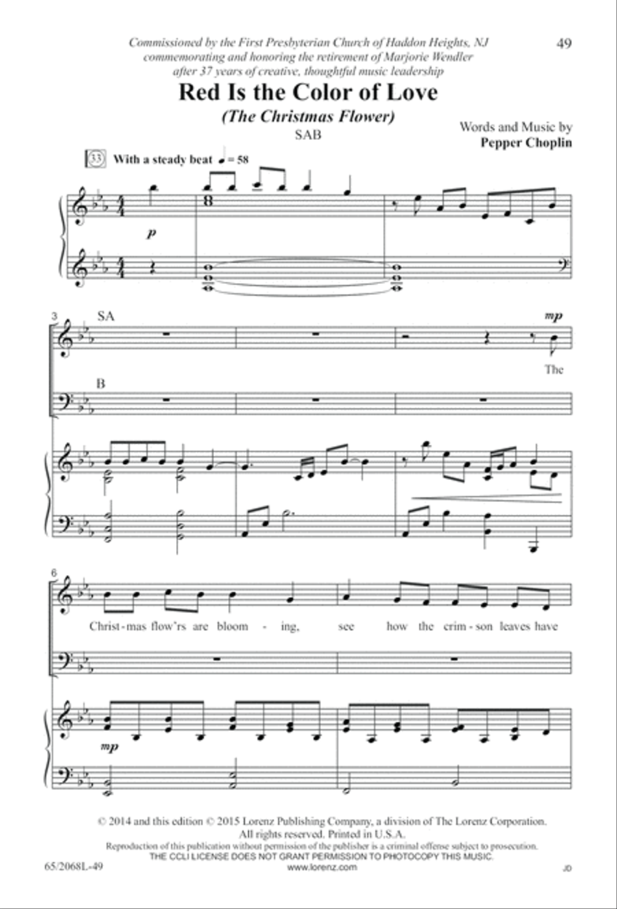 Images of Adoration (Digital Download) 3-Part scores gallery preview page 49