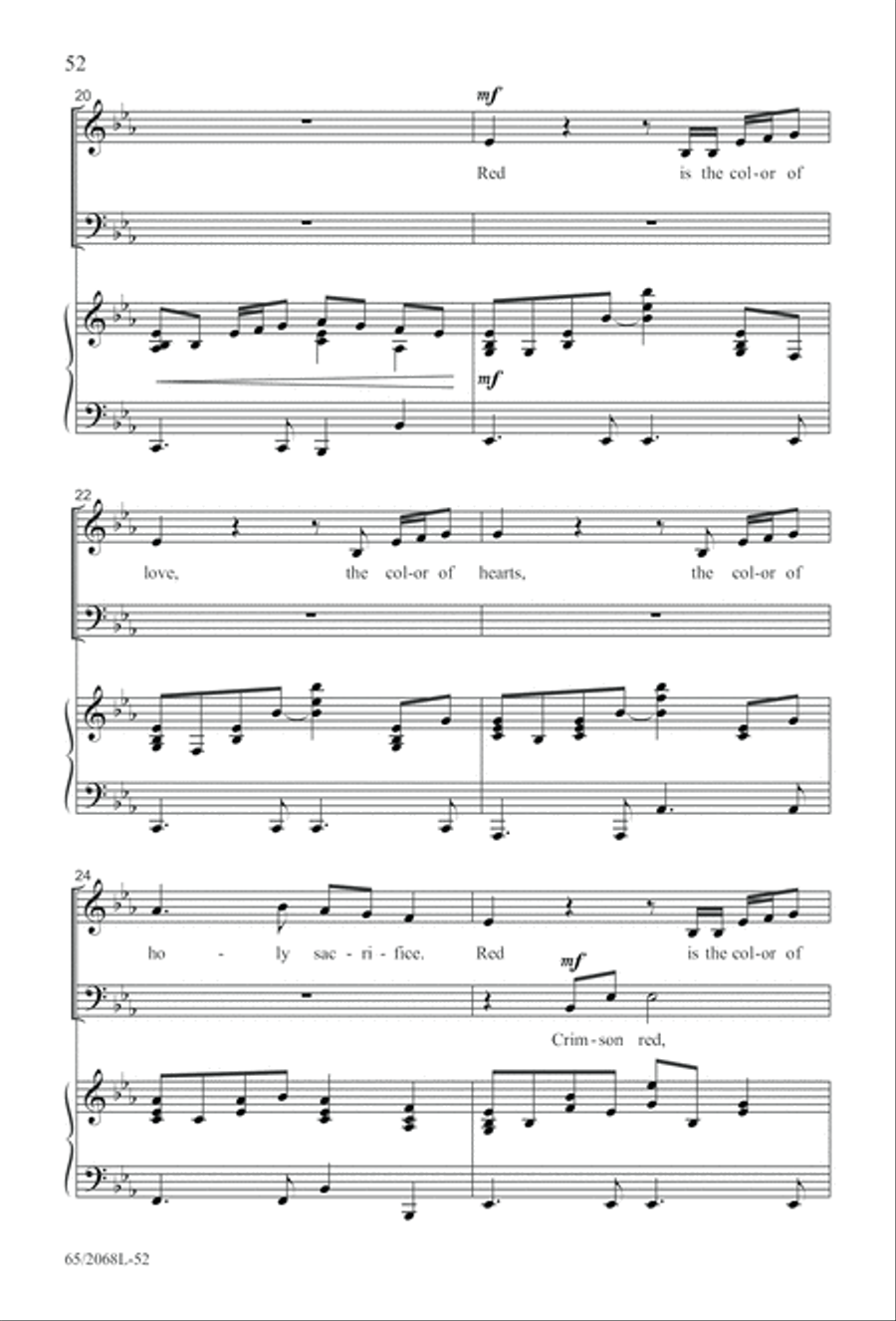 Images of Adoration (Digital Download) 3-Part scores gallery preview page 52