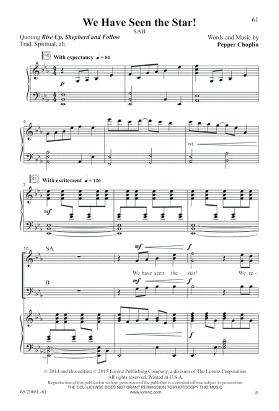 Images of Adoration (Digital Download) 3-Part scores gallery preview page 61
