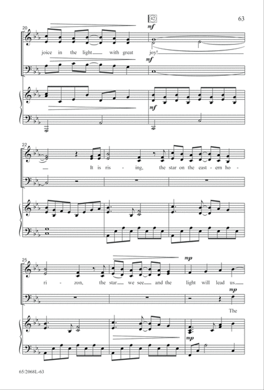 Images of Adoration (Digital Download) 3-Part scores gallery preview page 63