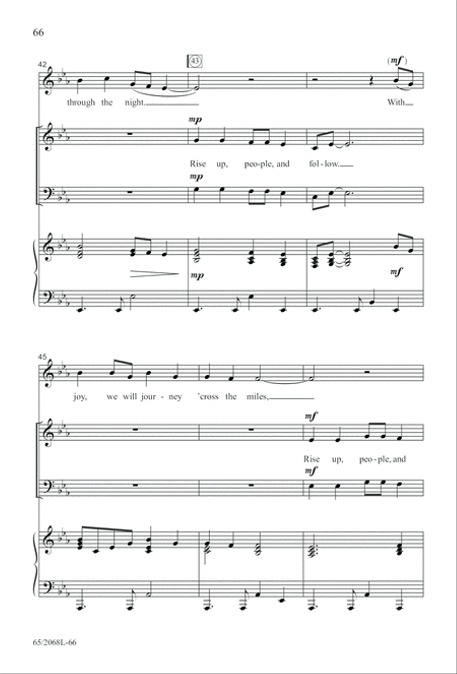 Images of Adoration (Digital Download) 3-Part scores gallery preview page 66