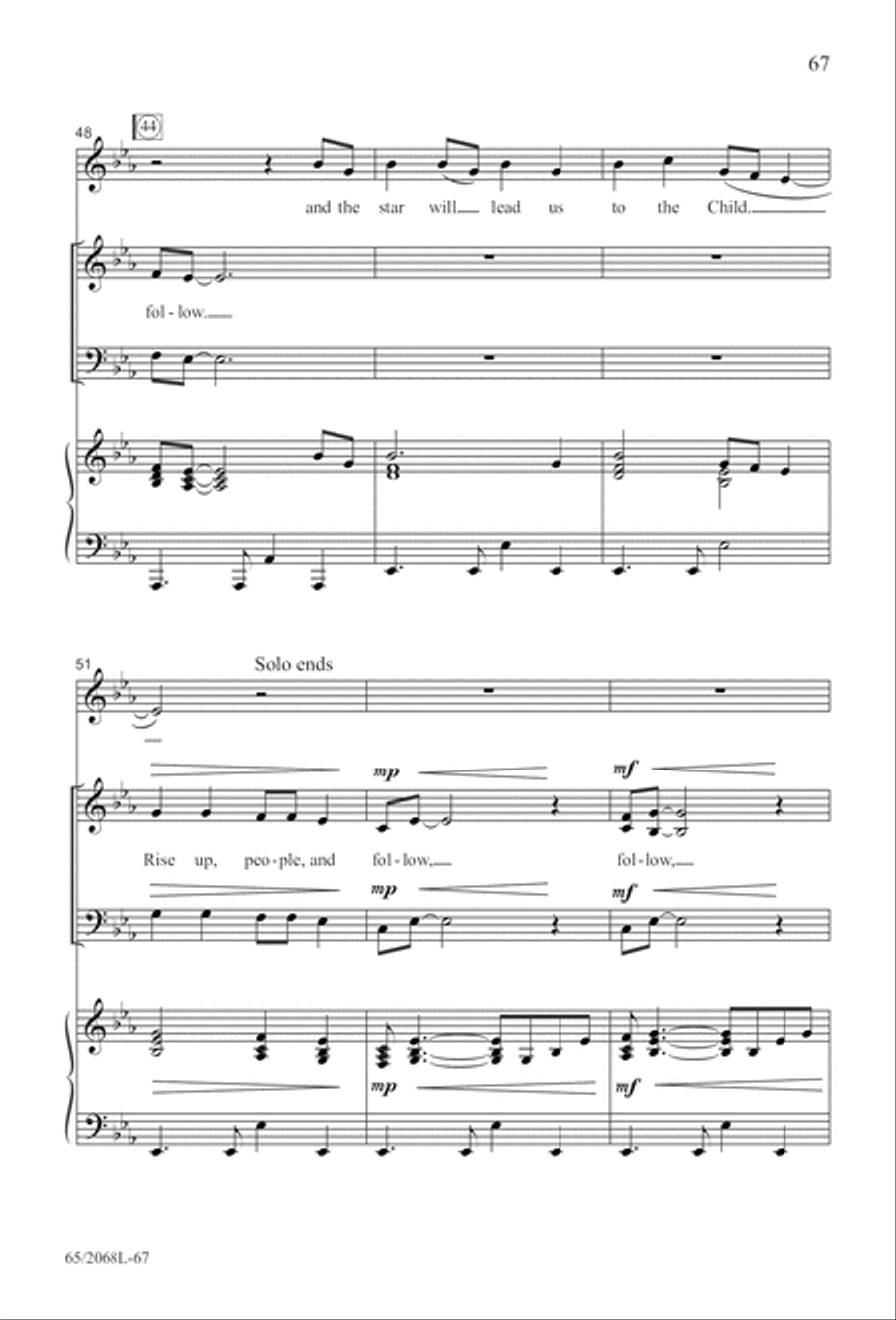 Images of Adoration (Digital Download) 3-Part scores gallery preview page 67