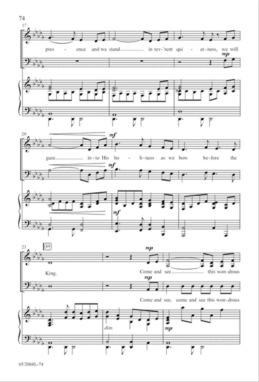 Images of Adoration (Digital Download) 3-Part scores gallery preview page 74