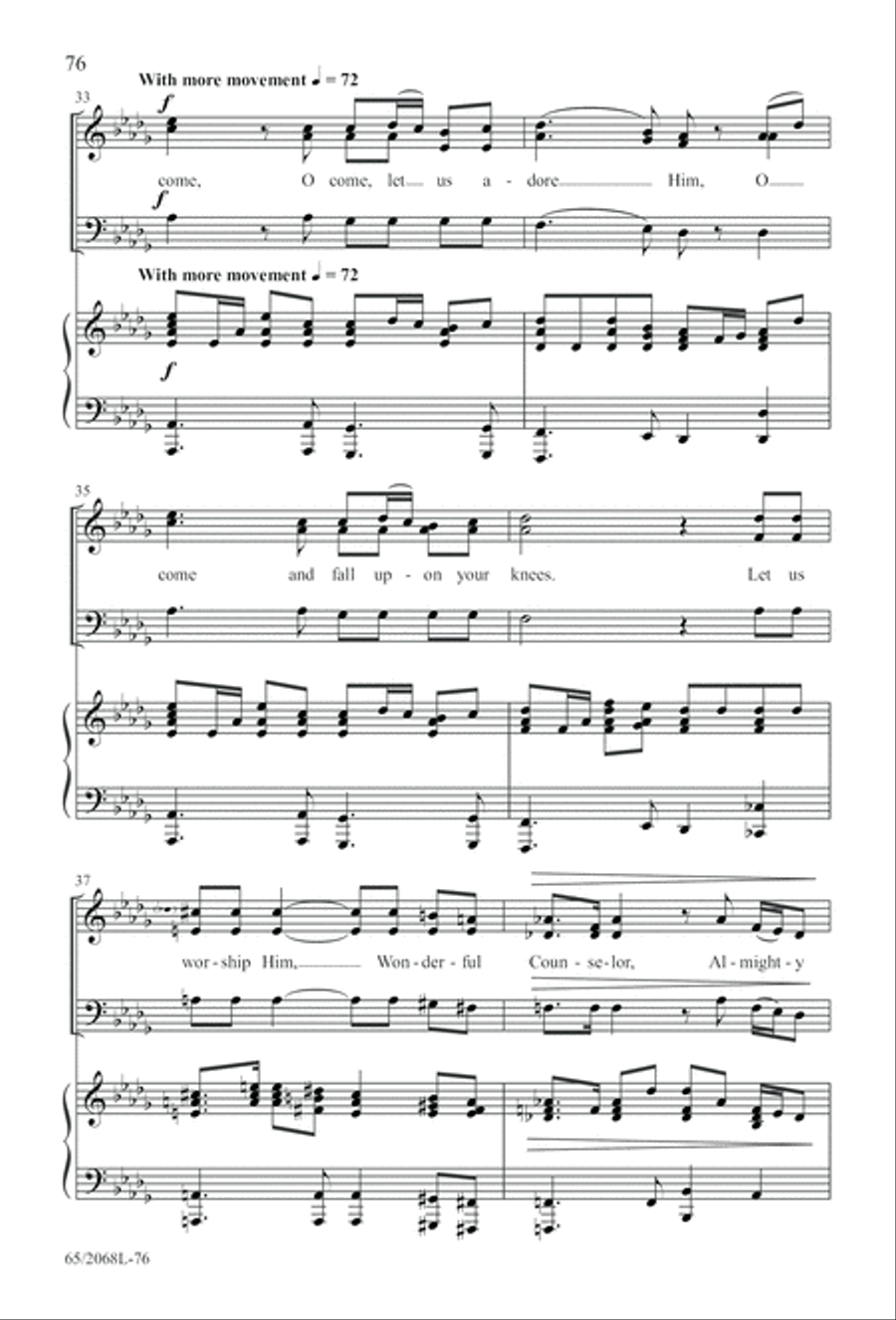 Images of Adoration (Digital Download) 3-Part scores gallery preview page 76